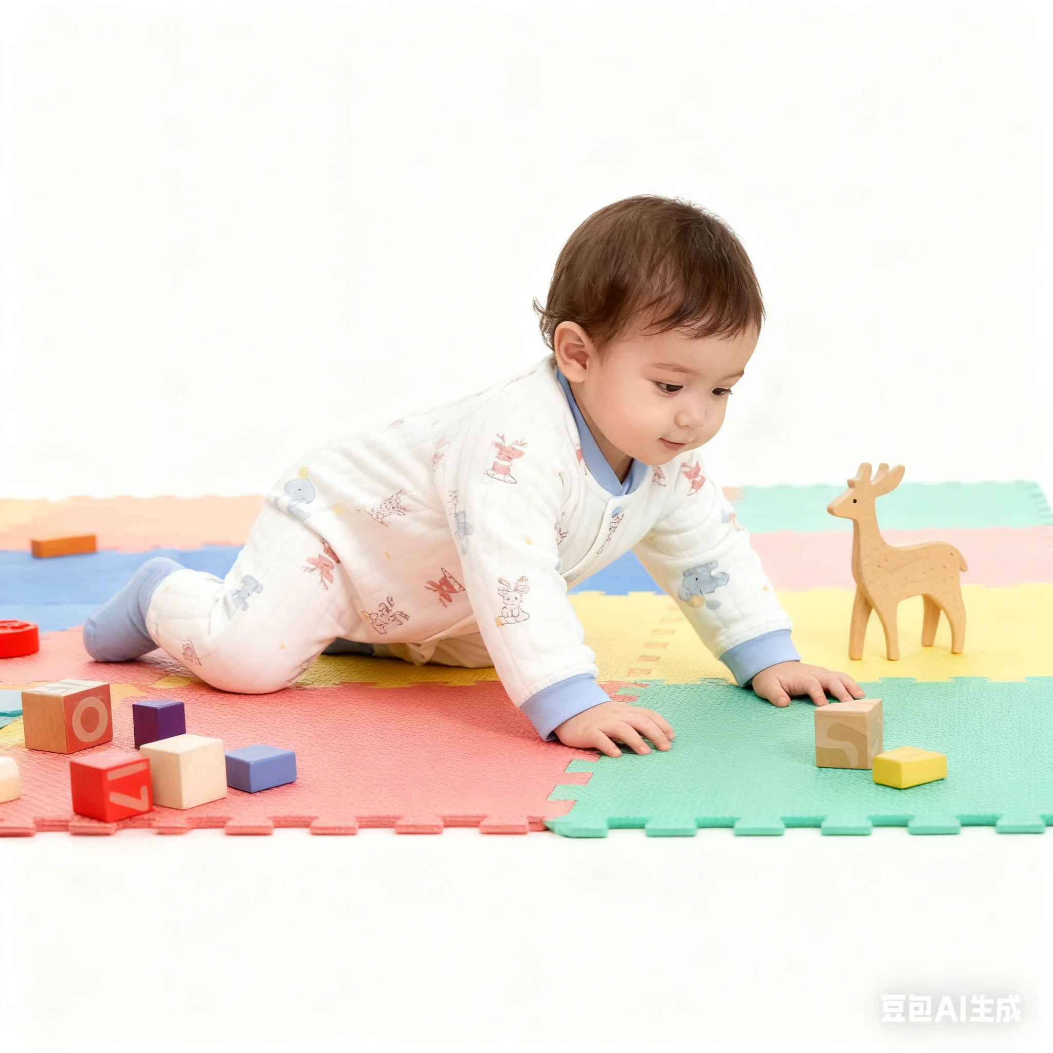Baby Jumpsuit Clothes Winter Thickening 100% Cotton  Boys Girls Cute Printed Bear Romper Infant Onesie Spring Trend 1-3-6-9-12M image 2
