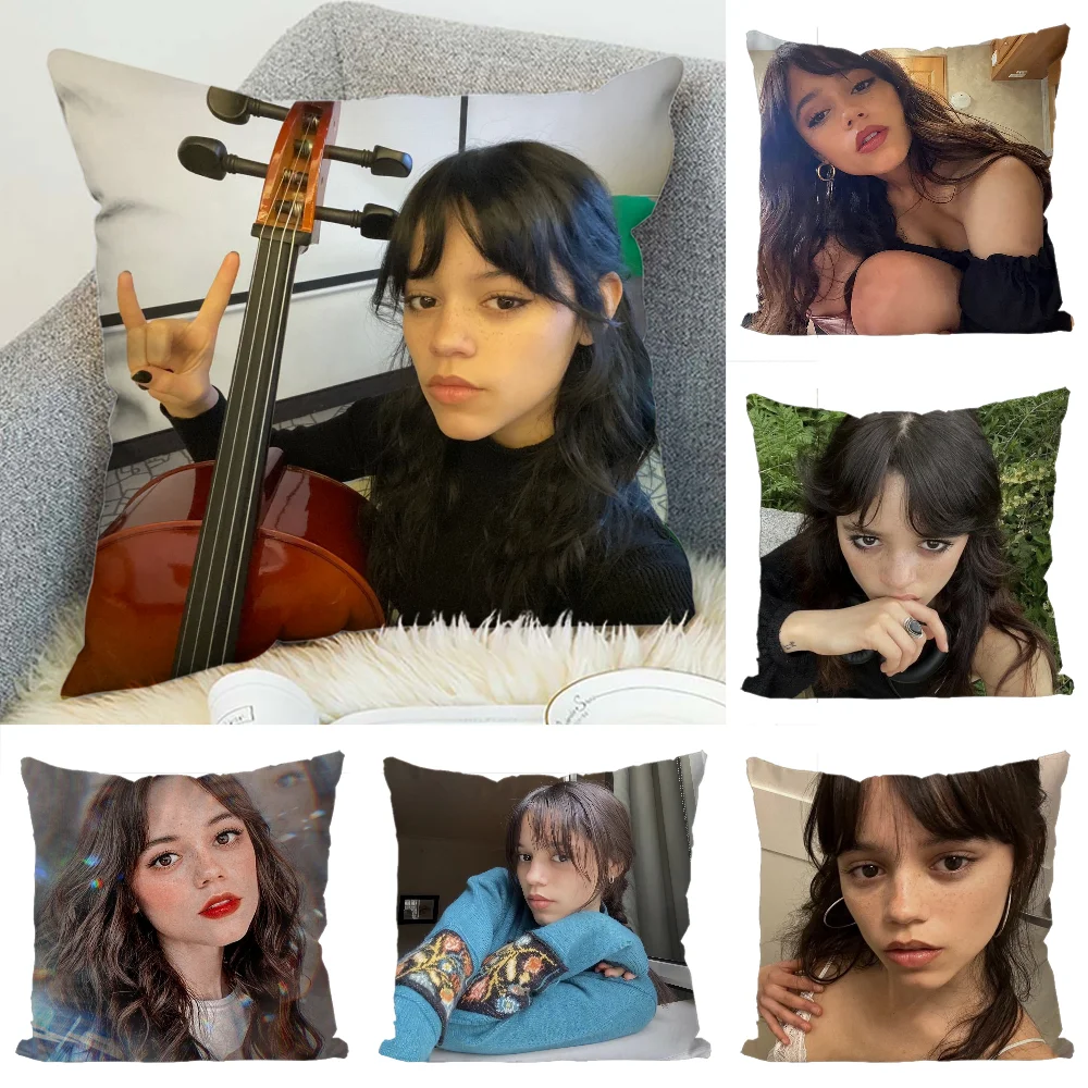 

Jenna Ortega Pillow Case Luxury Double-sided For Car Pillows 45x45 Cushions Cover Home And Decoration Sofa Pillowcase 50x50