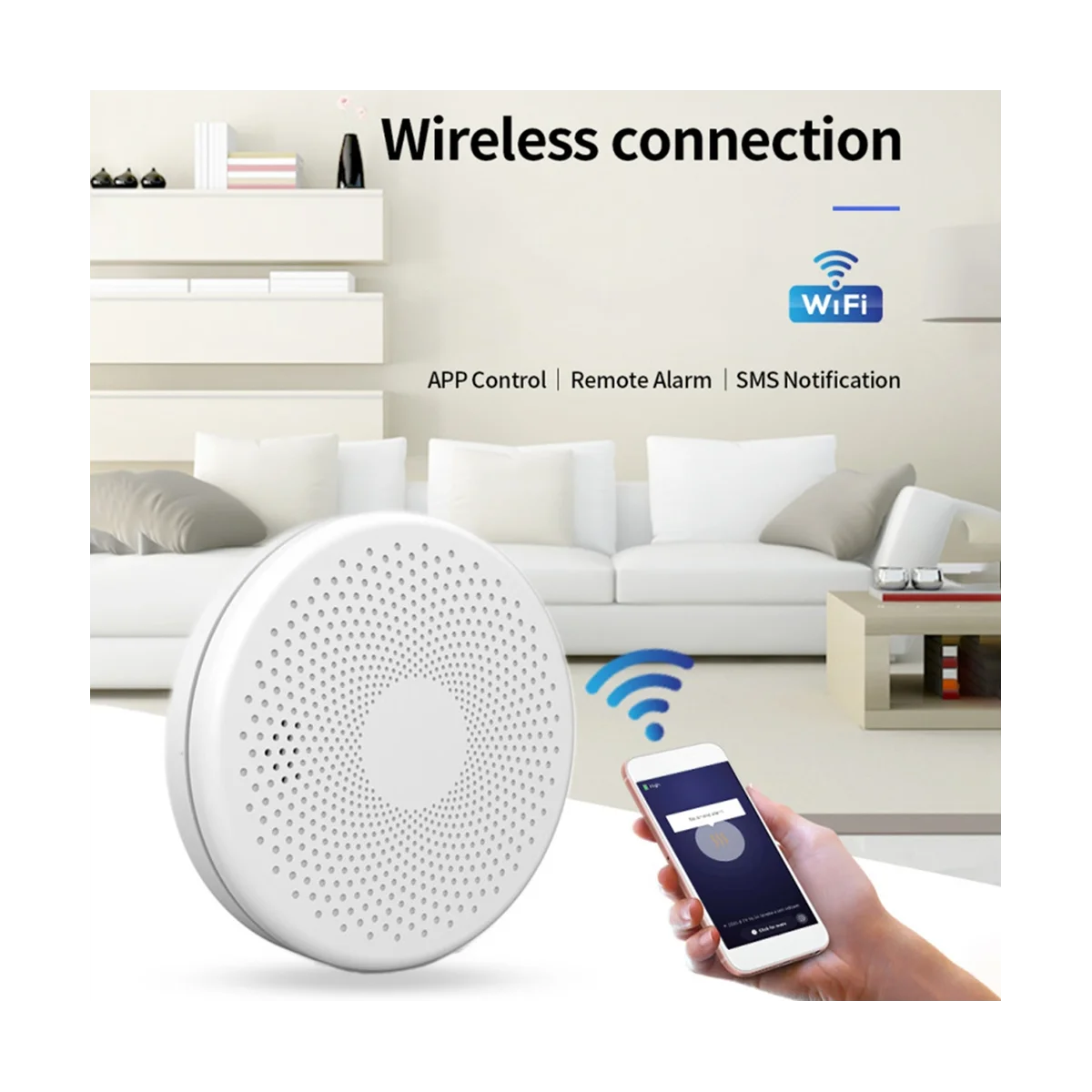 2 in 1 Version WiFi Function Smart Life Smoke Detector Sensor & Carbon Monoxide Co Gas Detector Smoke Fire Sound Alarm