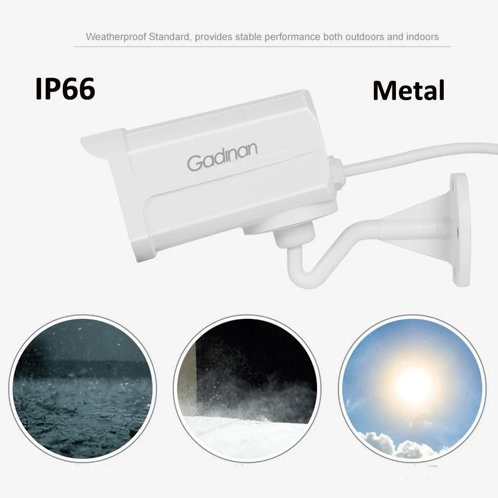 Gadinan 1080P AHD Camera with 4pcs IR LEDs for Night Vision Outdoor IP66 Waterproof Security Protectio Surveillance CCTV  Camera