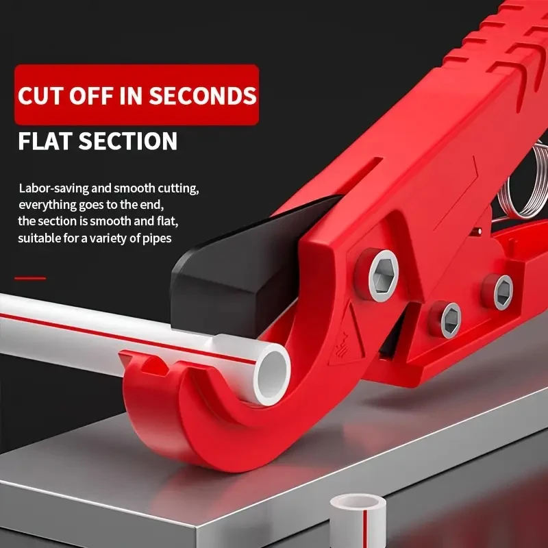 

Plumbing Pipe Cutter PVC Hot Melt Pipe Quick Cut Tool Sharp Wear-Resistant Non-Slip Plumbing Home Maintenance Pipe Cutter