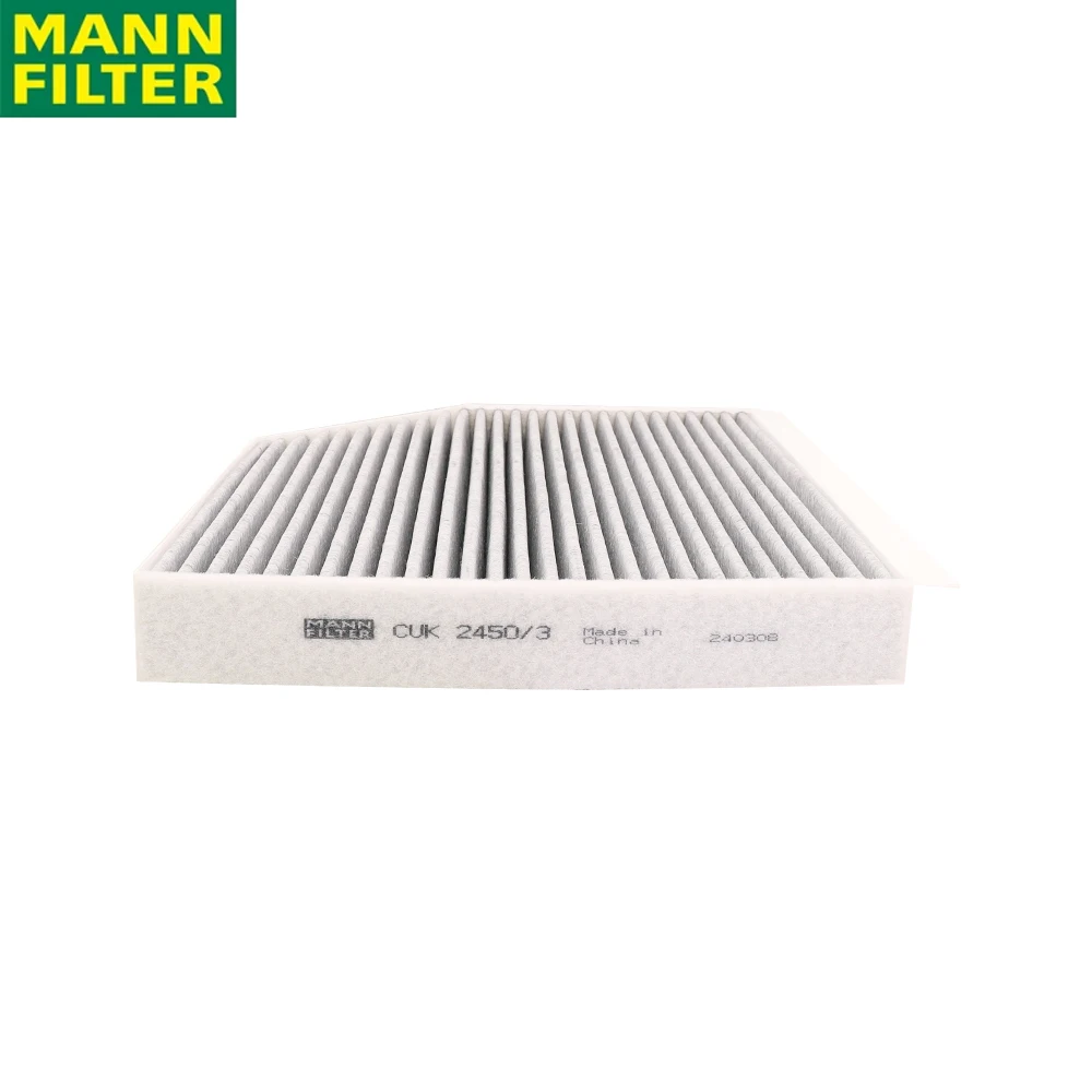 

MANN FILTER CUK2450/3 Activated Carbon Built-in Cabin Filter For AUDI Q5 PORSCHE Efficiently filter particles 8K0 819 439 A