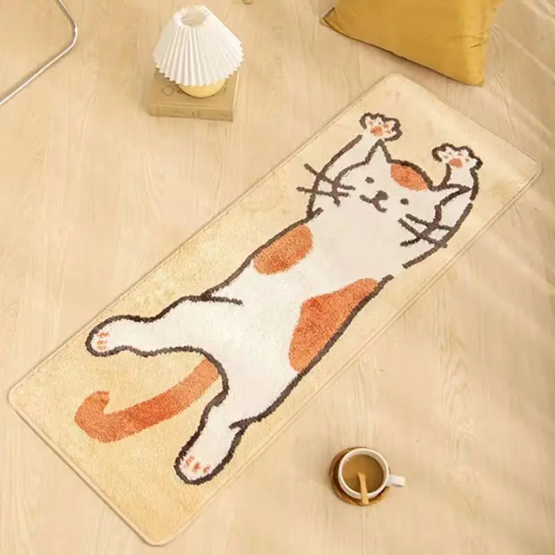 Tapis en Polymères de Fourrure pour Enfant, Moquette en Peluche, Moelleux, Décoration de Chambre Kawaii, Porte d\'Entrée, Tapis pour Bébé, Salon