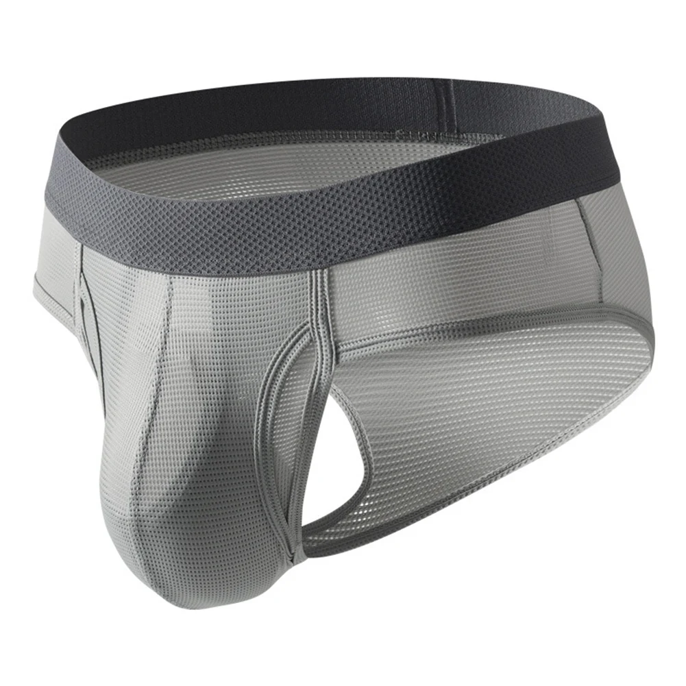 

Low Waist Briefs Ice Silk Underwear Daily Use Breathable Underwear Classic Style Comfort Fit For Everyday Wear