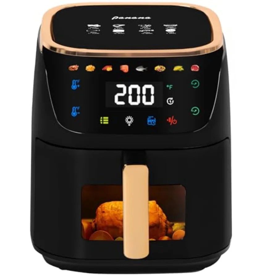 

8QT Large Capacity Air Fryer Oilless Healthy Cooker with 8 Presets 1500W Air Fryer Oven for Quick Meals Ideal for Home Use