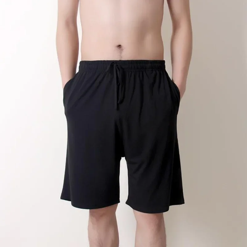 2026 Large Size Men's Modal Shorts Casual Home Loose Man Five-Point Pants Thin Home Men Shorts For Male Pajama Short Pants