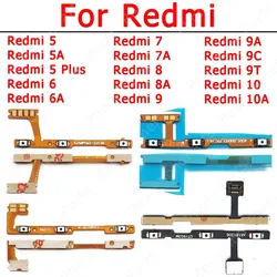 For Xiaomi Redmi 5 Plus 5A 6 6A 7 7A 8 8A 9 9A 9C 9T 10 10A Side Button Switch Volume Key Power On Off Flex Cable Parts