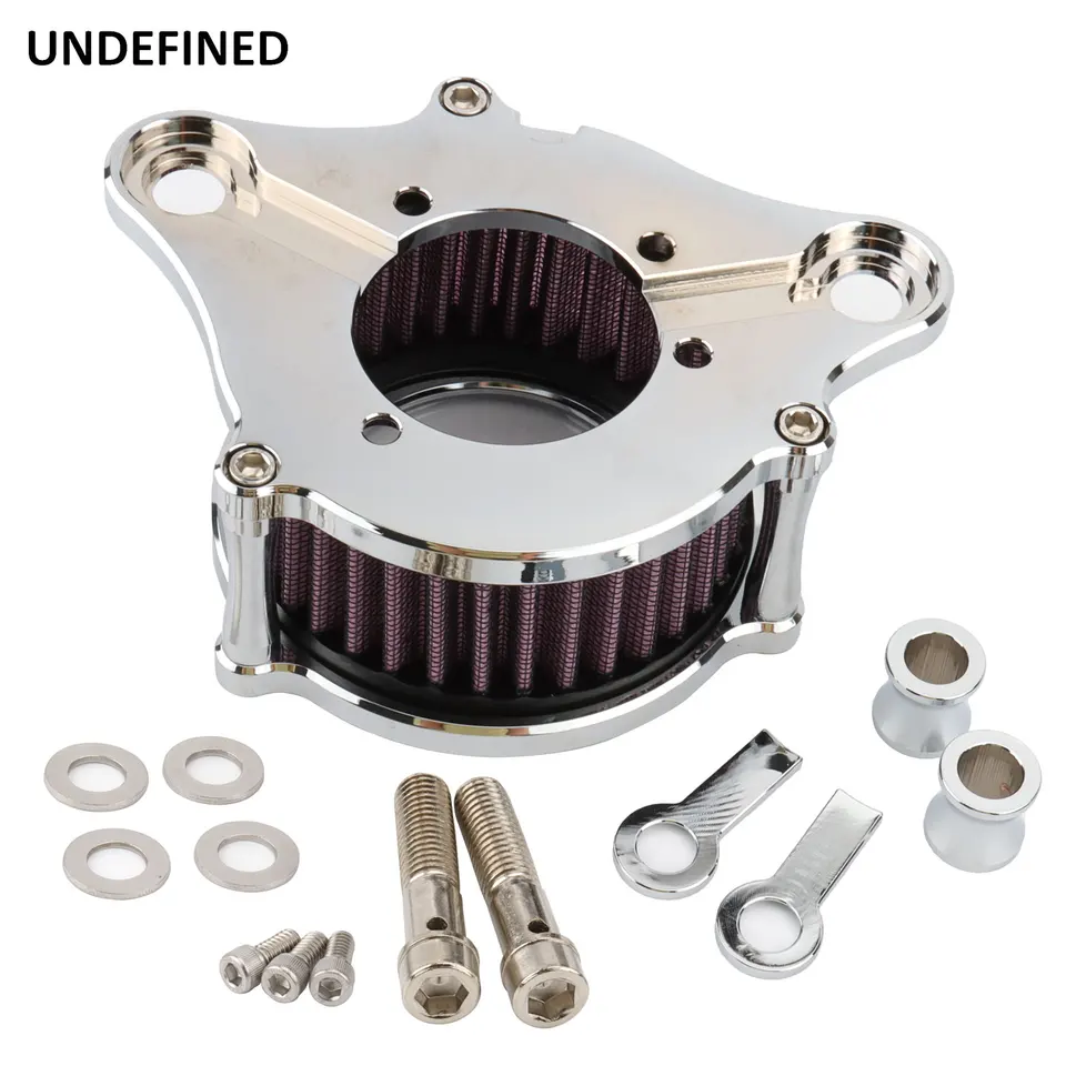 Filtro De Aire CNC De Aluminio Para Harley Sportster 883/1200 (1991-2016) | Negro | Mejora Potencia
