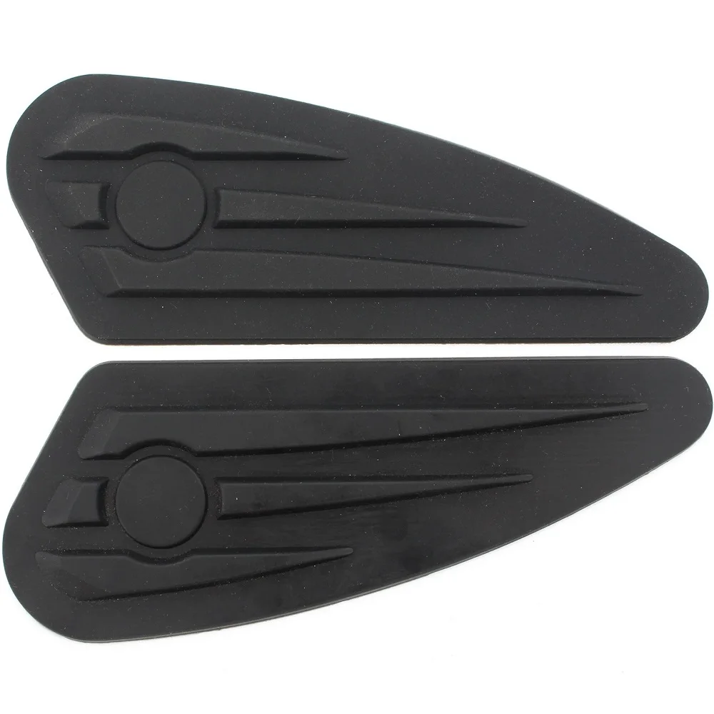Motorcycle Universal Vintage Tank Traction Pad Sticker Fuel Gas Knee Grip Trim Fairing Side Cover Protectors For Honda Aprilla view 4