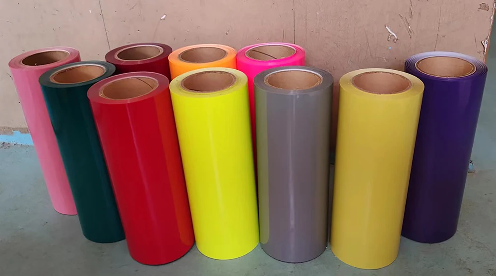 CHEONET HTV ---12"x40"/30.5cmx100cm ECO PU Heat Transfer Vinyl With Sticky Back T-shirt Iron On HTV Film Pattern Press DIY Craft