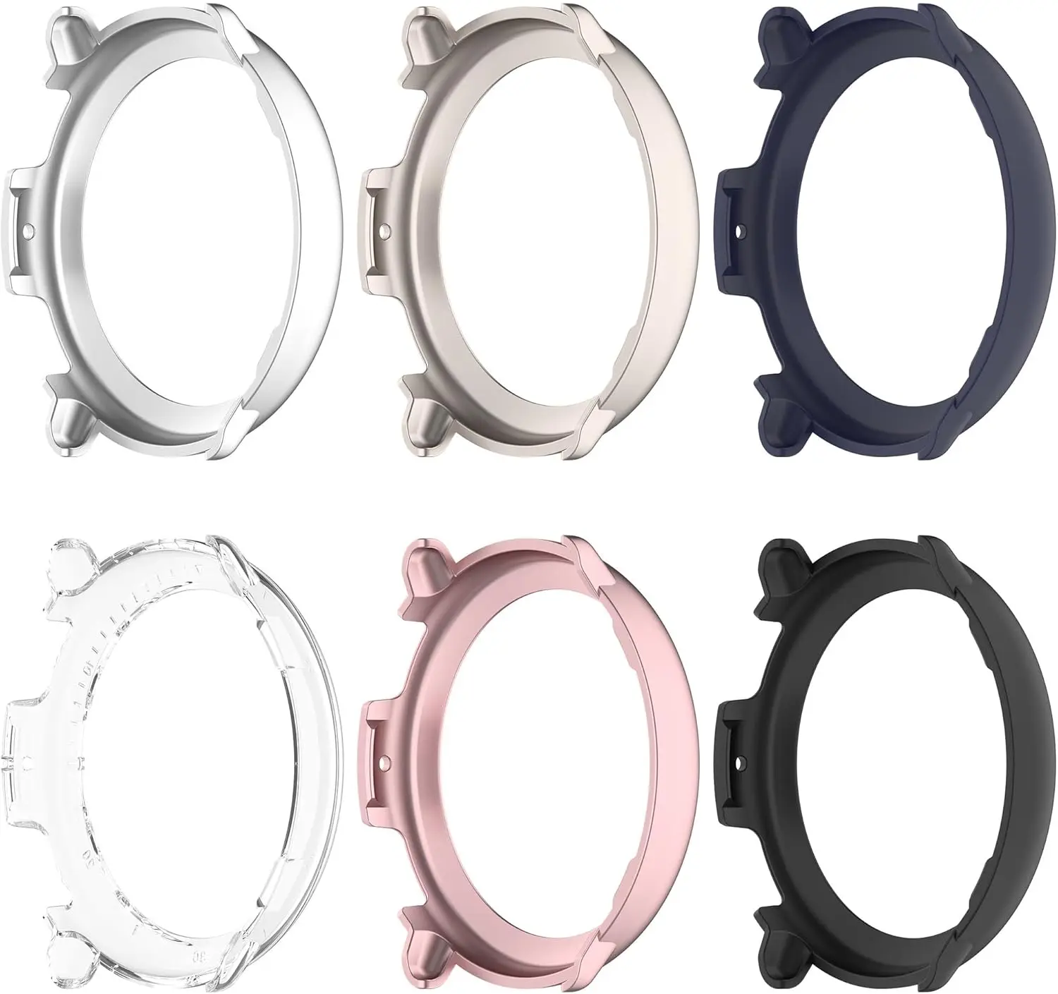 Hard PC Protective Cover For Amazfit Active 2 Smart Watch Case Shell Frame Bumper For Huami Amazfit Active 2 Protector Accessory