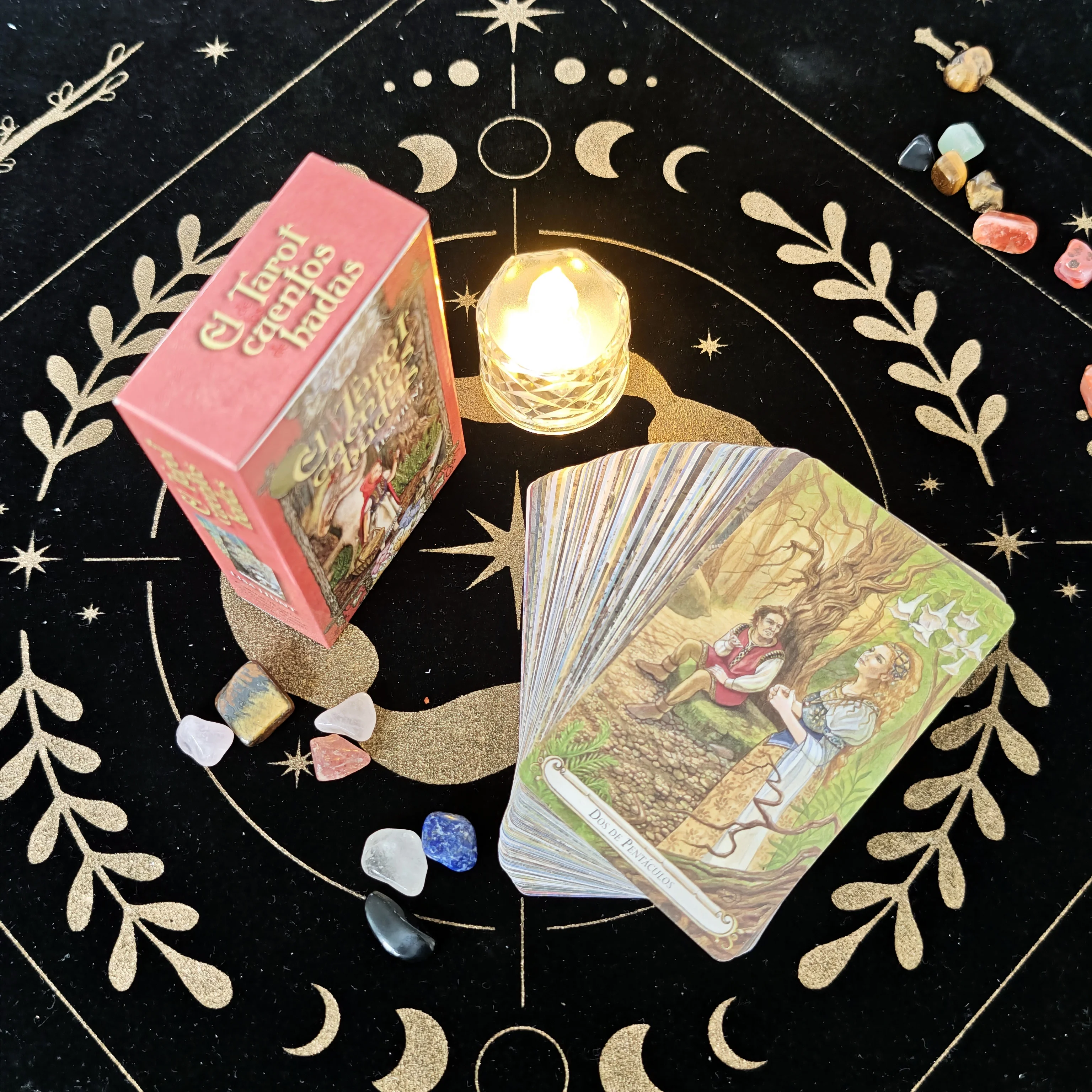 

Fairy Tale Tarot 10.3*6cm Spanish Edition 78 Pcs Tarot Cards Presenting Mystical Tales From Around The World