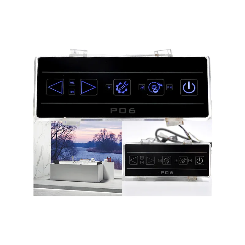 Bluetooth Speaker Light Emitting Diode Underwater Light P-06 Jacuzzi Controller Touch Screen Jacuzzi Control Panel