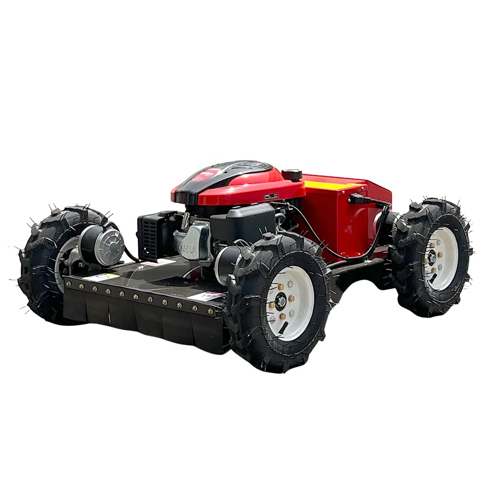 Eco-Friendly Remote Control All Terrain Lawn Mower Portable Cheap Remote Control Lawn Mower