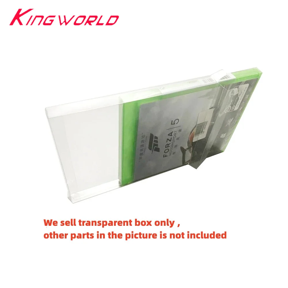 Clear Transparent protective storage box case for xbox one for X-ONE game carrtriage box Retail Box protect