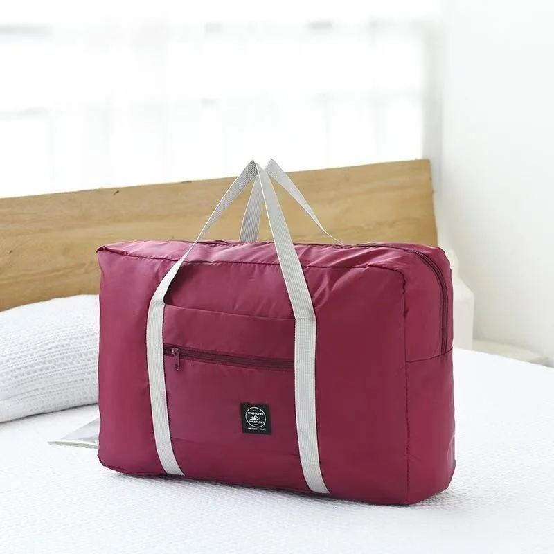 Stocking Stuffers Foldable Travel Duffel Bag, Large Capacity Carry On Handbag, Clothes Storage Luggage for Weekend Trip, Moving - view 6