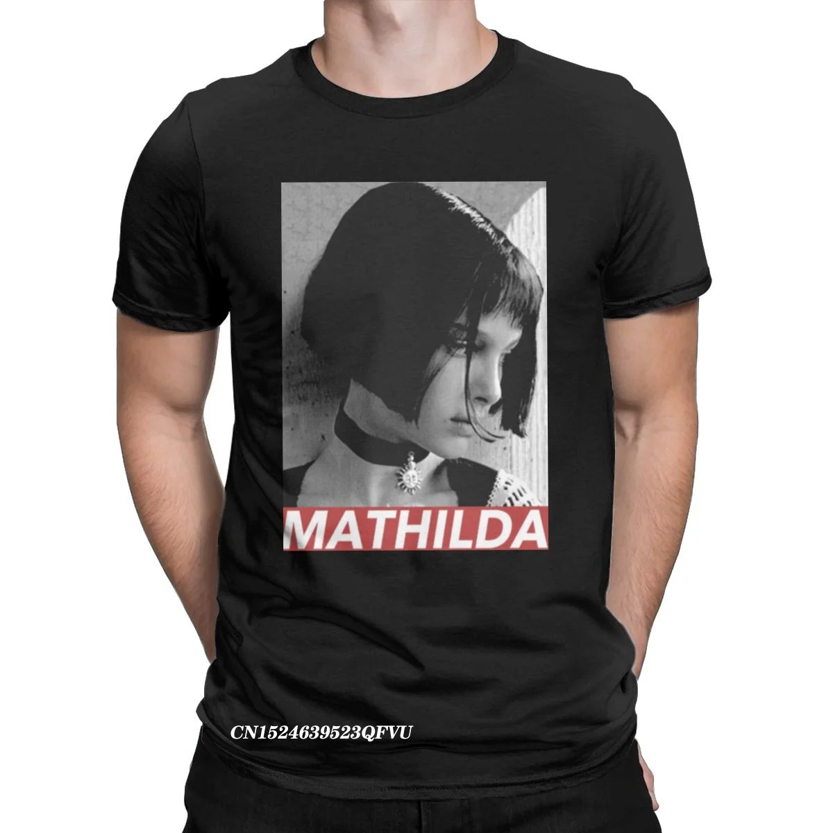 Men's Mathila Leon The Professional Tshirt Natalie Portman 90s Movie Premium Cotton Clothes Novelty Tees Birthday Gift T-Shirt