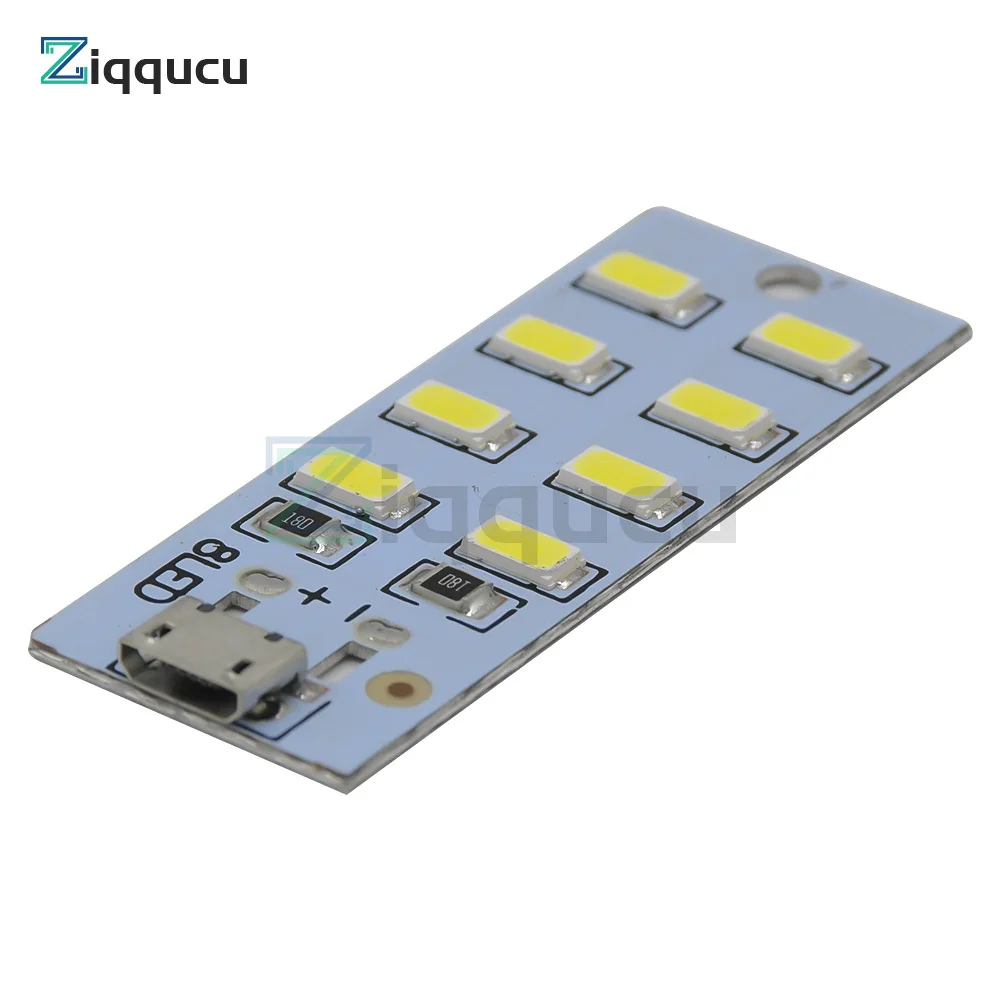 5730 SMD 5 V ~ 470mA 430mA blanc USB 5730 Micro panneau d'éclairage LED d'urgence USB lumière mobile lumière de secours veilleuse