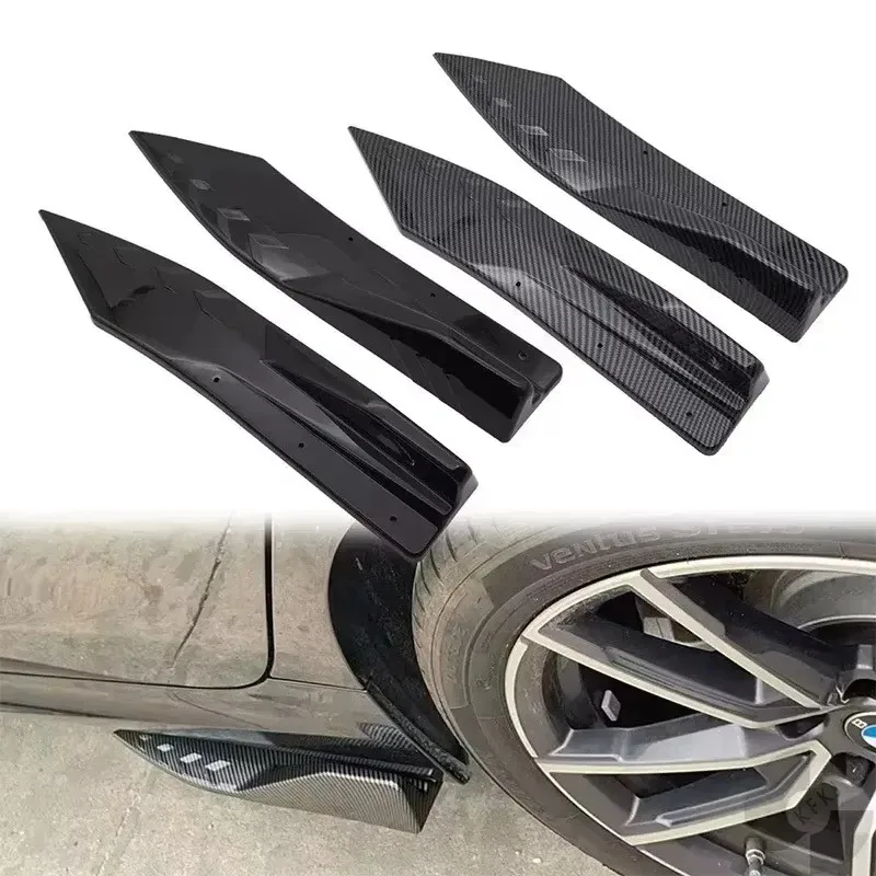 2 Stücke Heckstoßstange Lip Wrap Winkel Diffusor Splitter Canard Spoiler für Focus MK2 Mk2.5 MK3 Mk3.5 MK4 Mk 2 3 4 ST RS SE – Detail 1