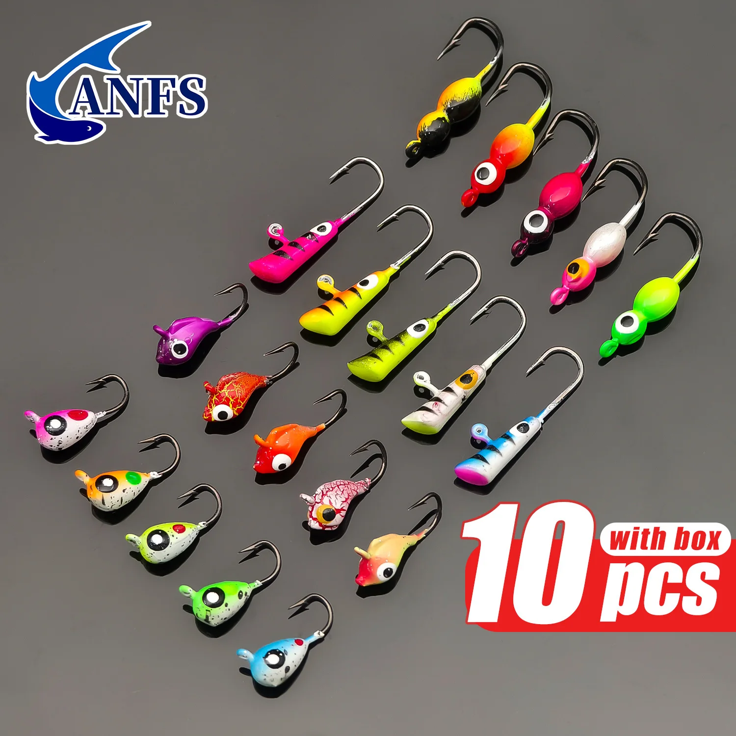 Anfs 10Pcs Ice Fish…