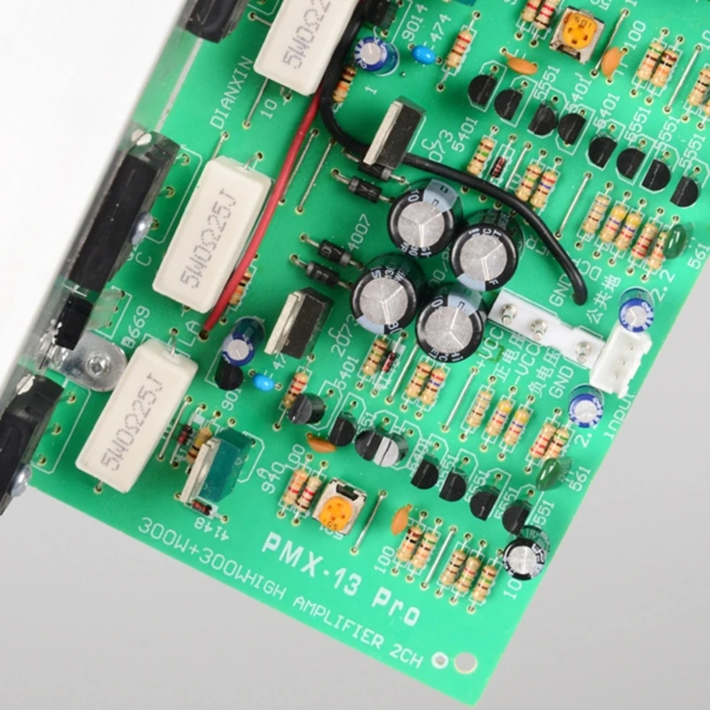 Módulo amplificador potencia con control temperatura, placa amplificadora 300Wx2, PMX-300W