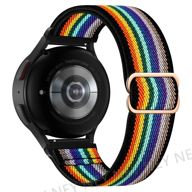 Elastisches, glänzendes Armband für Samsung Galaxy Watch 7/6/5/pro/3/4/Active 2 20 mm/22 mm Bohemian Pride Armband Huawei GT 5-4-3-2-e Band