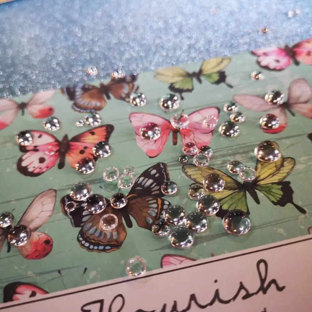 Clear Nail Enhancement For DIY Cards Make DIY Handicraft Scrapbooking Accessories Drip Decoration Simulation Dewdrop Waterdrop