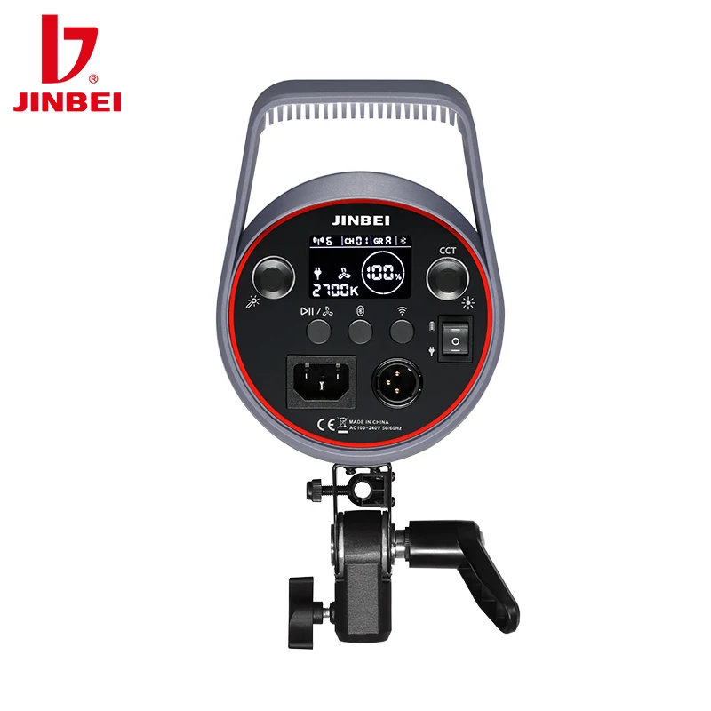 

TLF Jinbei Ef-220bi Studio Photography Video Light Двухцветный светодиодный светильник для освещения пленки и прямого потока