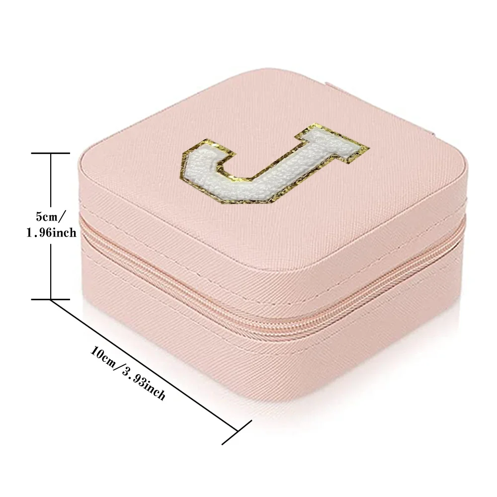 Jewelry Box Pu Leather Storage Display Portable Travel Waterproof Organizer Case for Earrings Necklace Ring Multi-Grid JewelBox