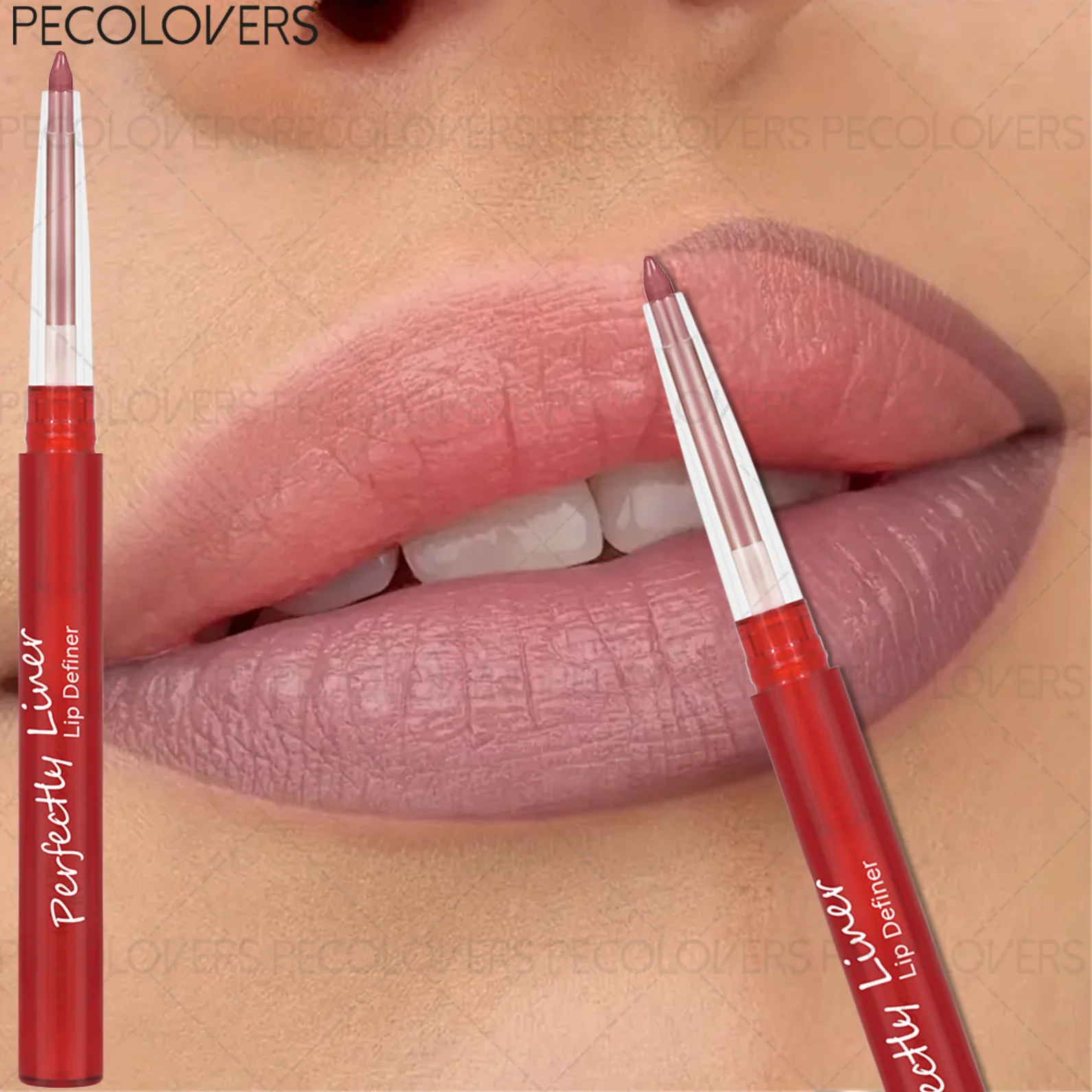 Velvet Matte Lip Liner,Long-Lasting,Lip Liner Pencil,Non-Stick Cup,Lip Gloss