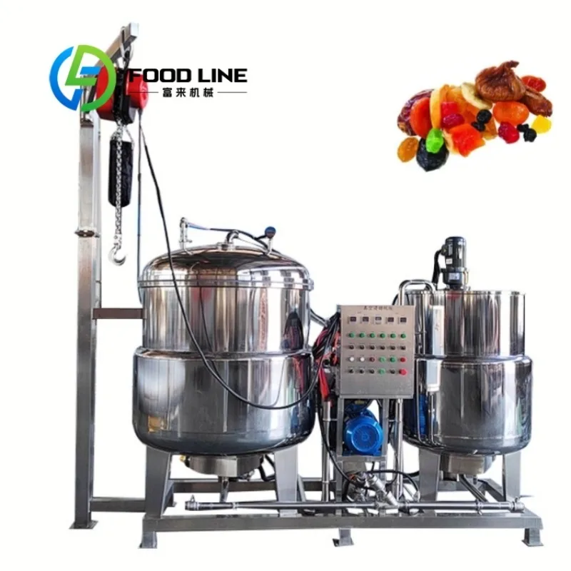 Big Capacity Candied Fruit Making Machine Vacuum Negative Pressure Sugar Dipping Making Machine