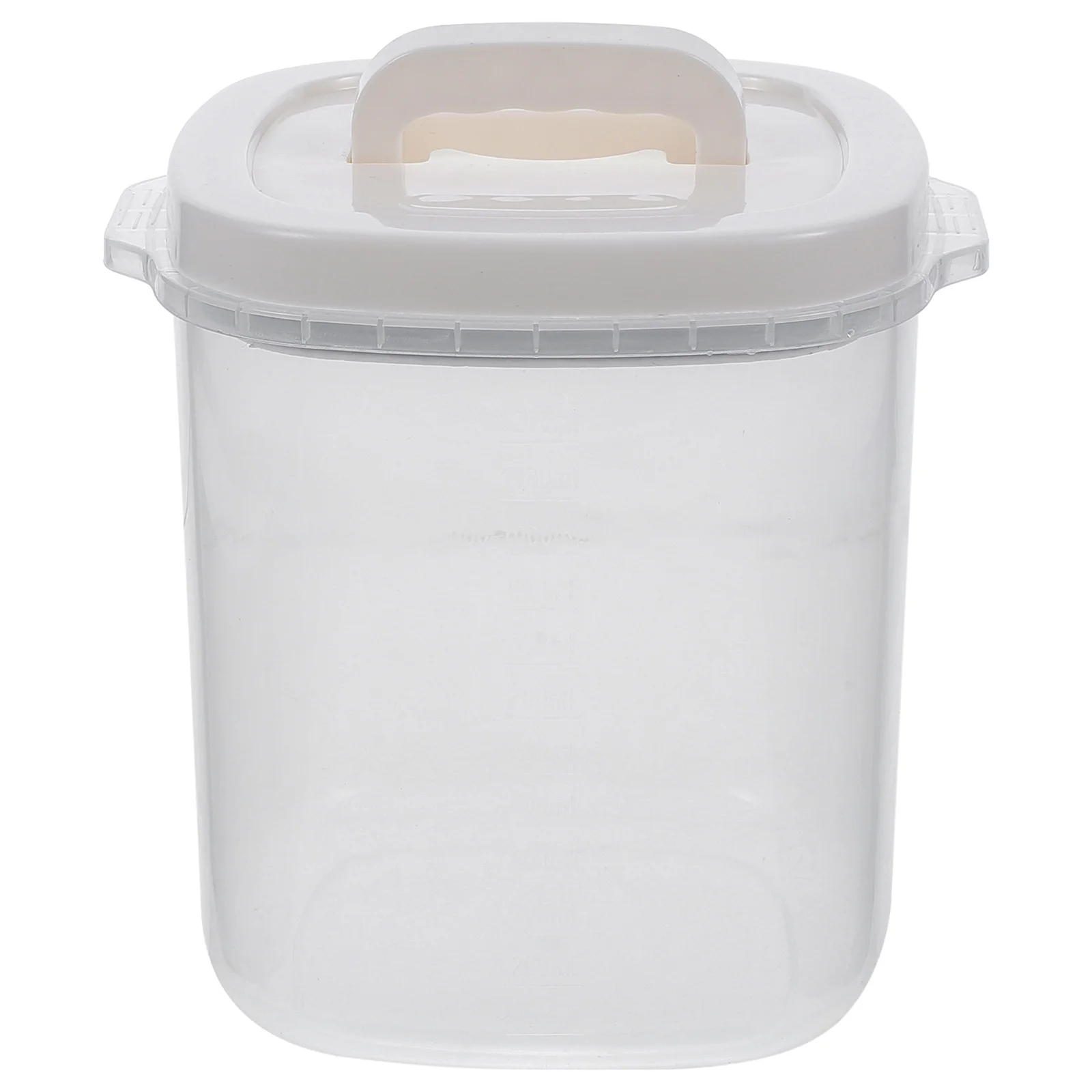 

Kitchen Storage Canisters Rice Container 10 lbs Dry Jars Airtight Grain Box Jar Food Preservation Cereal Dispenser Home ganizing
