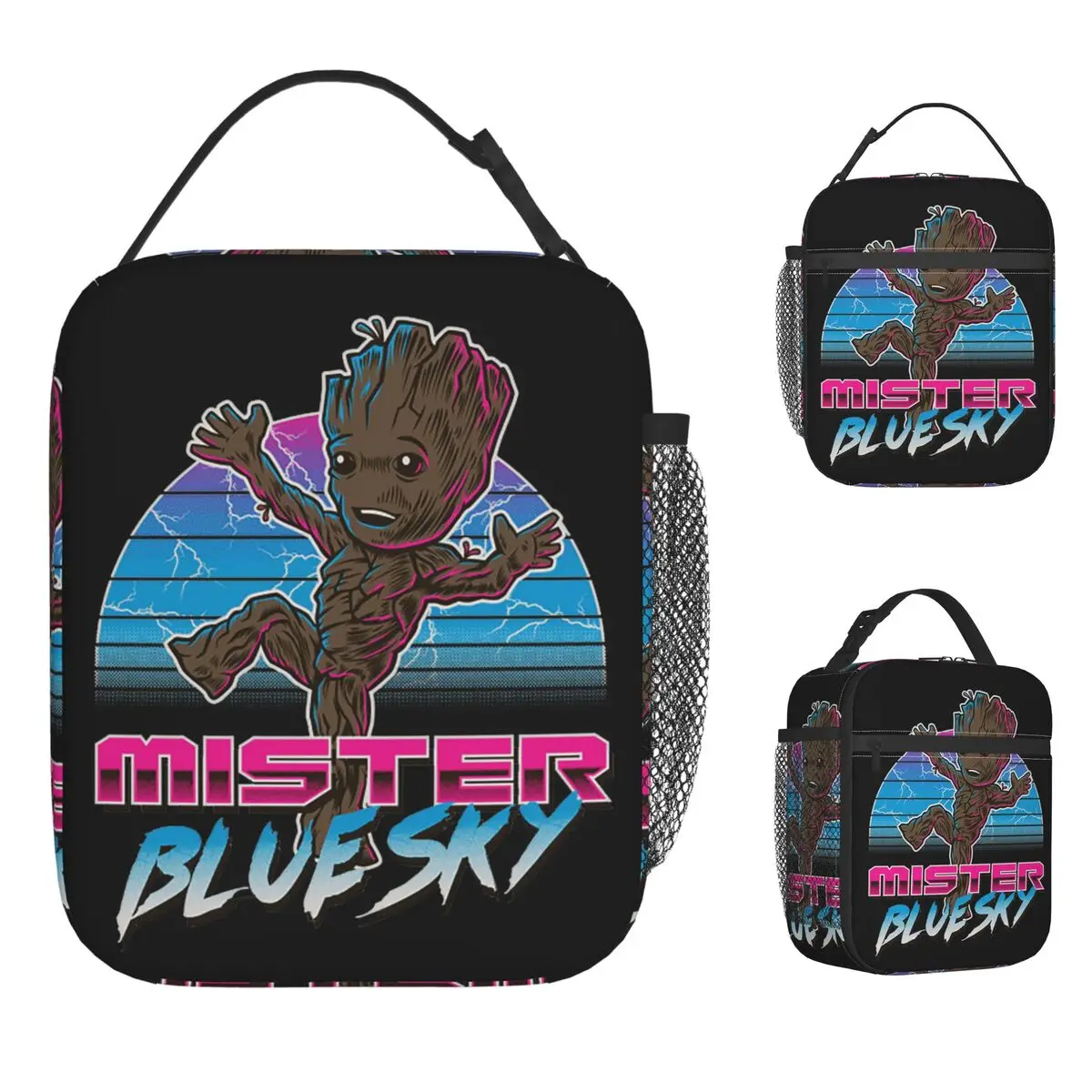 

Термосумка Groot Guardians Of The Galaxy Изолированные сумки для обеда Контейнер для обеда Герметичная сумка-тоут Ланч-бокс для мужчин и женщин Пляж на открытом воздухе