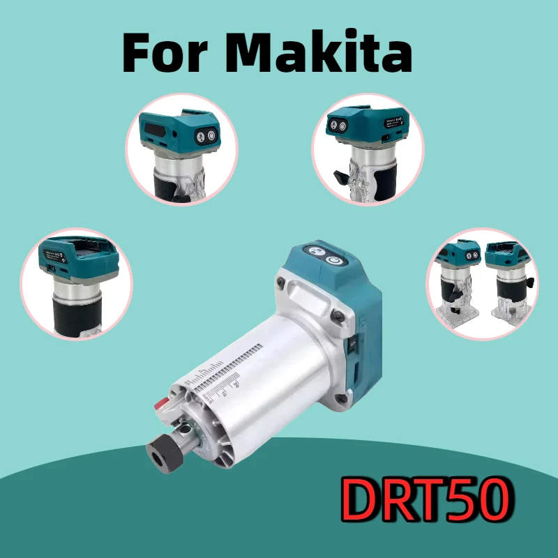 For Makita DRT50 Cordless Trimmer Rechargeable Trimming Woodwork Engraving Machine Machine Brushless Slotting Tool Milling