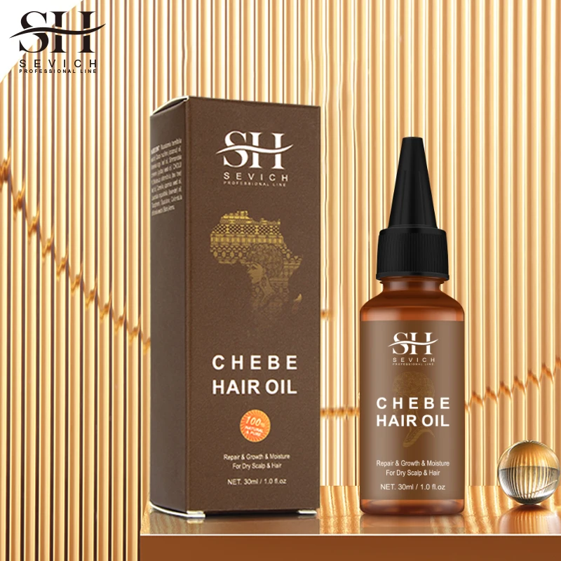 Sevich Africa Hair Growth Oil 30ml Traction Alopecia Chebe Powder Essence Oil Anti Hair Loss Treatment Product Thicken Hair Care