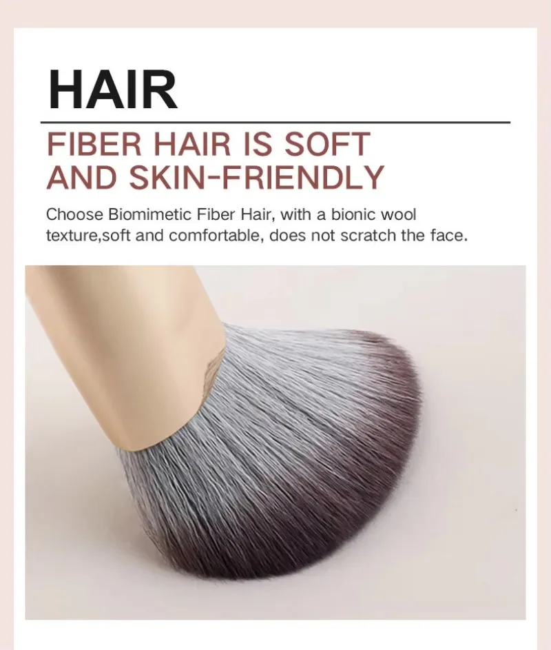Professional Contour Brush Violet Wood Handle Single Face Makeup Brush Synthetic Fiber for Blending Sculpting Boxed Beauty Tools