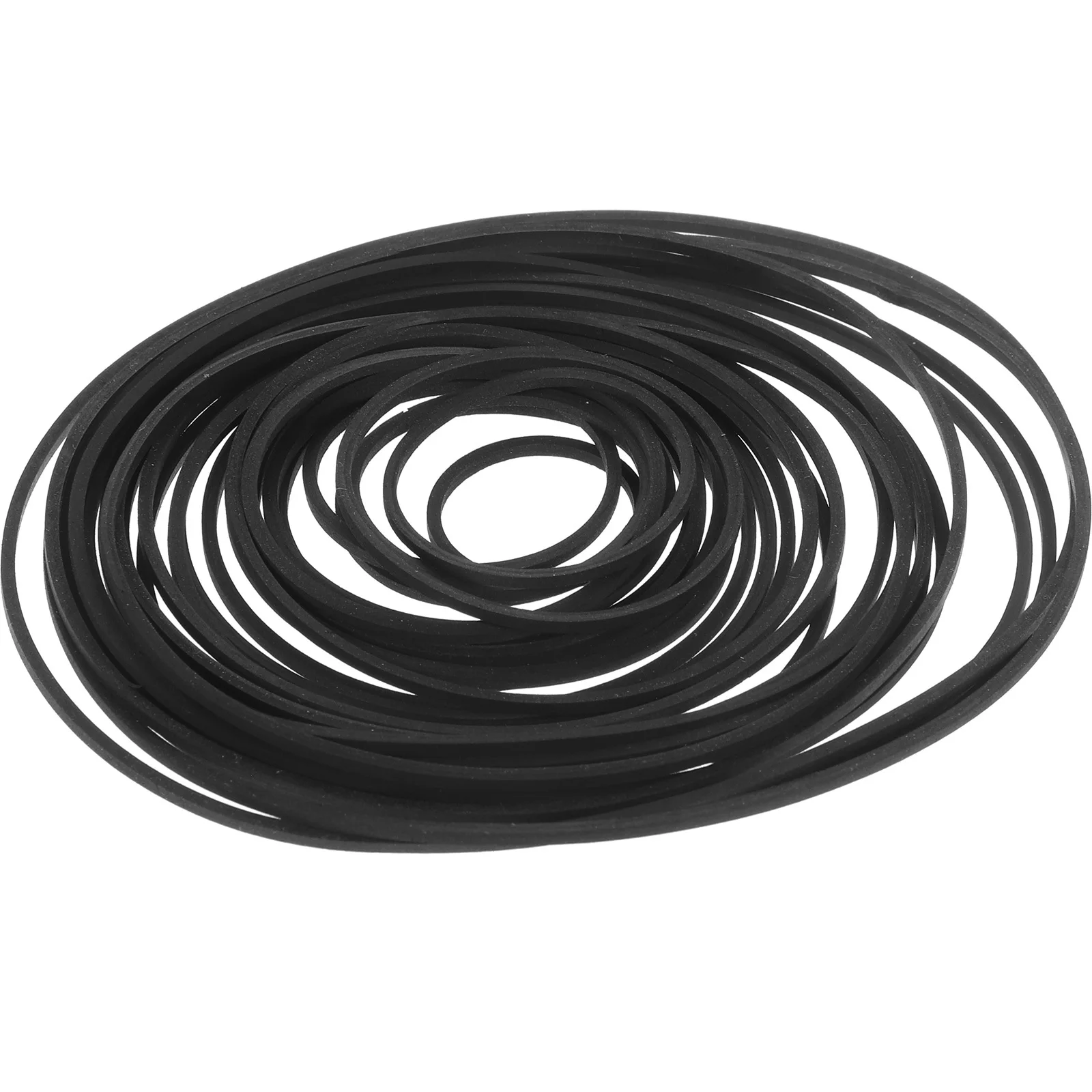 

60pcs High Quality Cassette Belts Replacement for Tape Player Recorder Drive Rubber Square and Flat 1mm Maintenance Kit