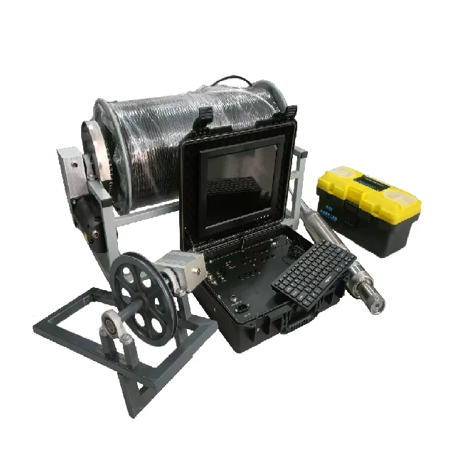 400m Electric Well Camera for Pipe  Inspection With Underground Imaging 73mm Dual Cameras Standard Model Camera