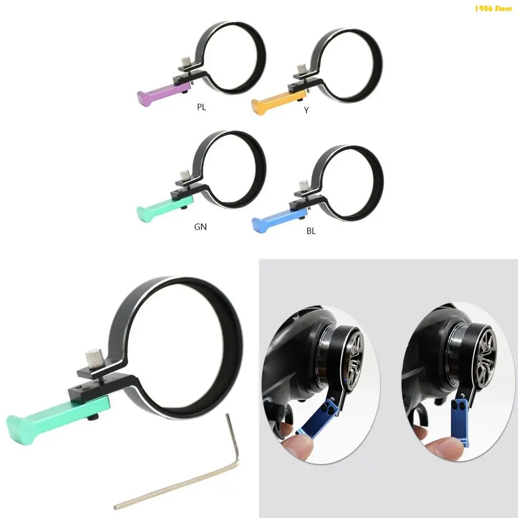 U1JB One-hand Steering Wheel Controller for Scx10 Trx6 1/10 Climbing Car Switch Wheel Controller Attachment Durabele