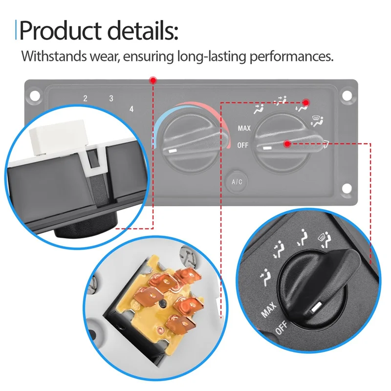 

A30F-Heater A/C Temperature Control Module 3518702C93 3518702C92 703460AT For International 9100 9200 9400 9900