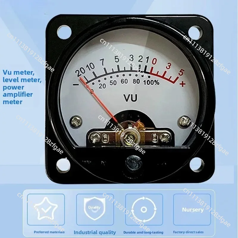 VU Level Meter Audio Strap Backlight Volume Meter Vacuum Tube Bile Sound Pressure Meter DB Power Amplifier Strap Driver Board