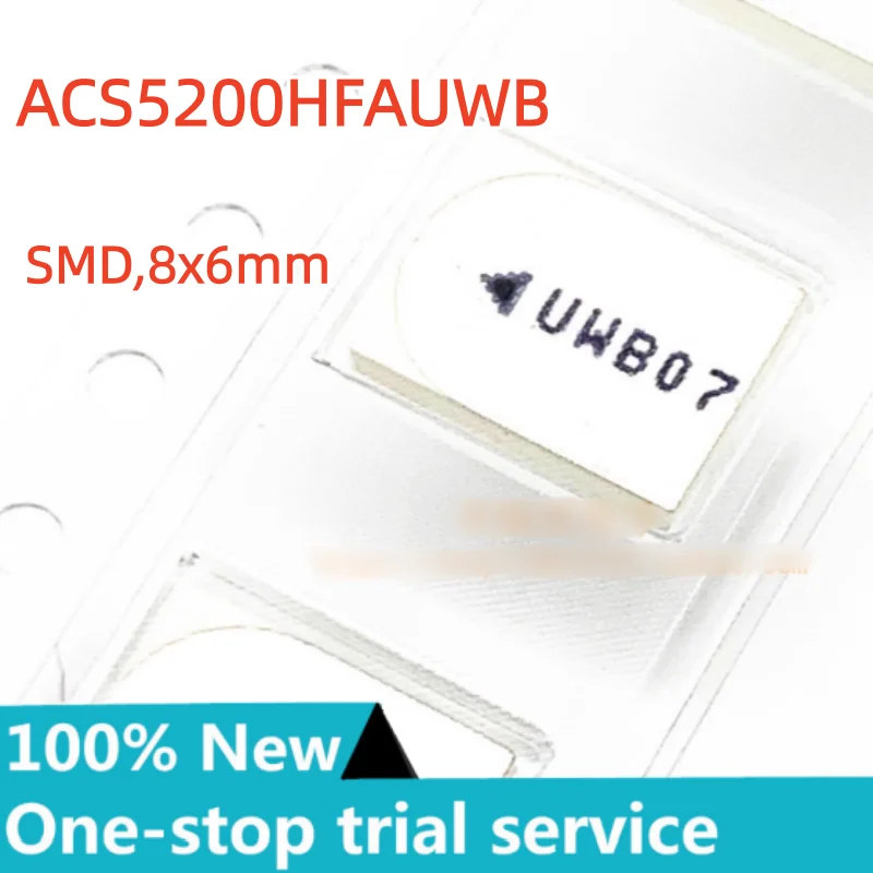 5-50pcs %new stock ACS5200HFAUWB screen-printed UWB surface mount SMD,8x6mm UWB ceramic antenna DW1000 chip IC