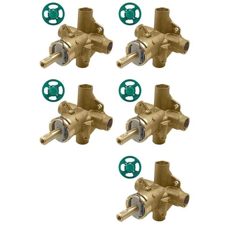 T21C 5X 2520 Shower Valve, Brass Pressure Balancing Shower Valves Replacement For Moen 2520-1/2-Inch CC Connection