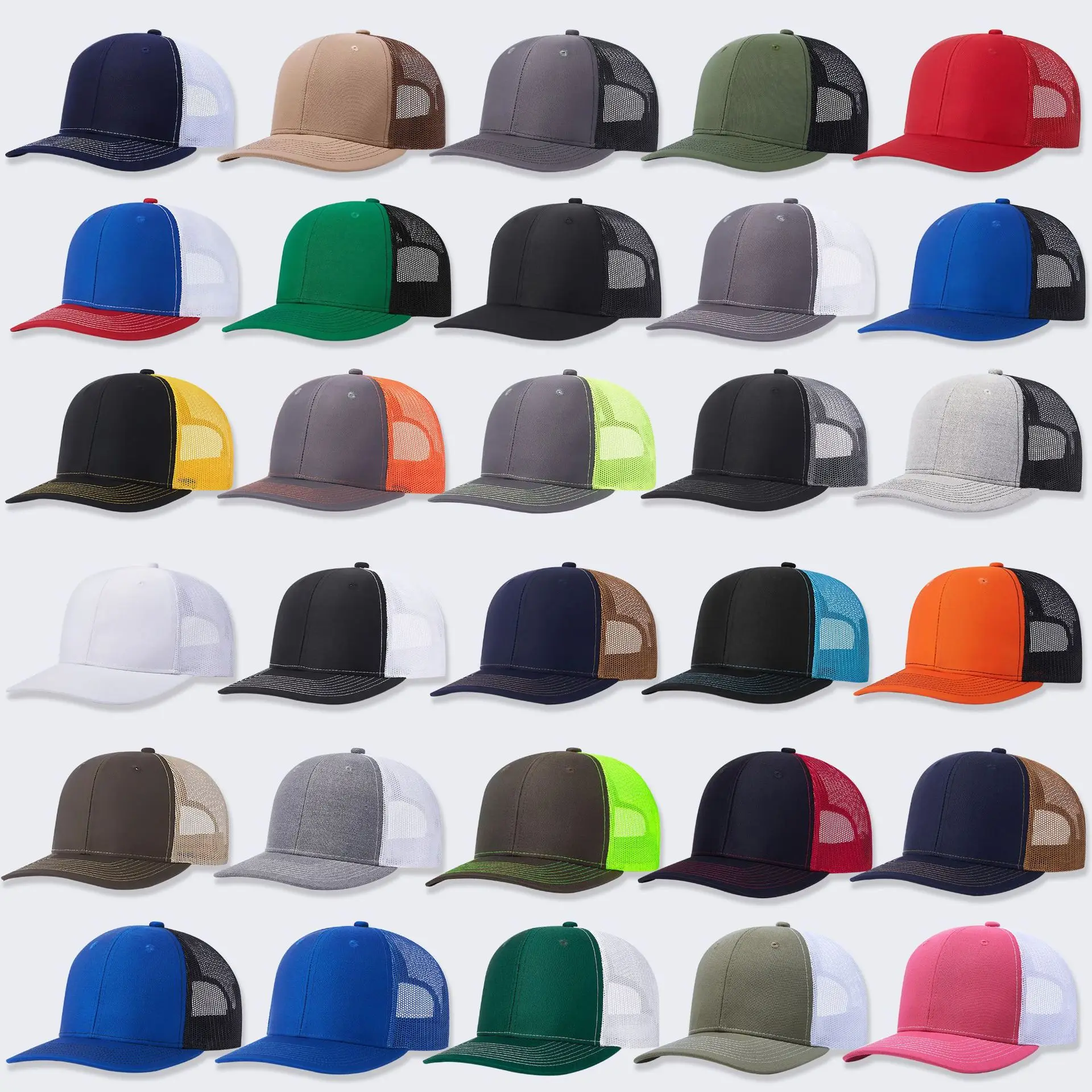 Custom Logo Richardson 112 Hard Top Baseball Cap Unisex Four Season Sun Protection Truck Hat Snapback Cap for Men Women Gorras image 5