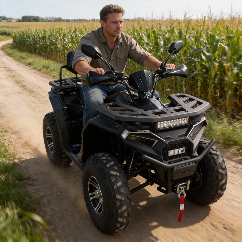 

Внедорожный сельскохозяйственный квадроцикл на бензиновом топливе 4WD для пляжа и легкого бездорожья