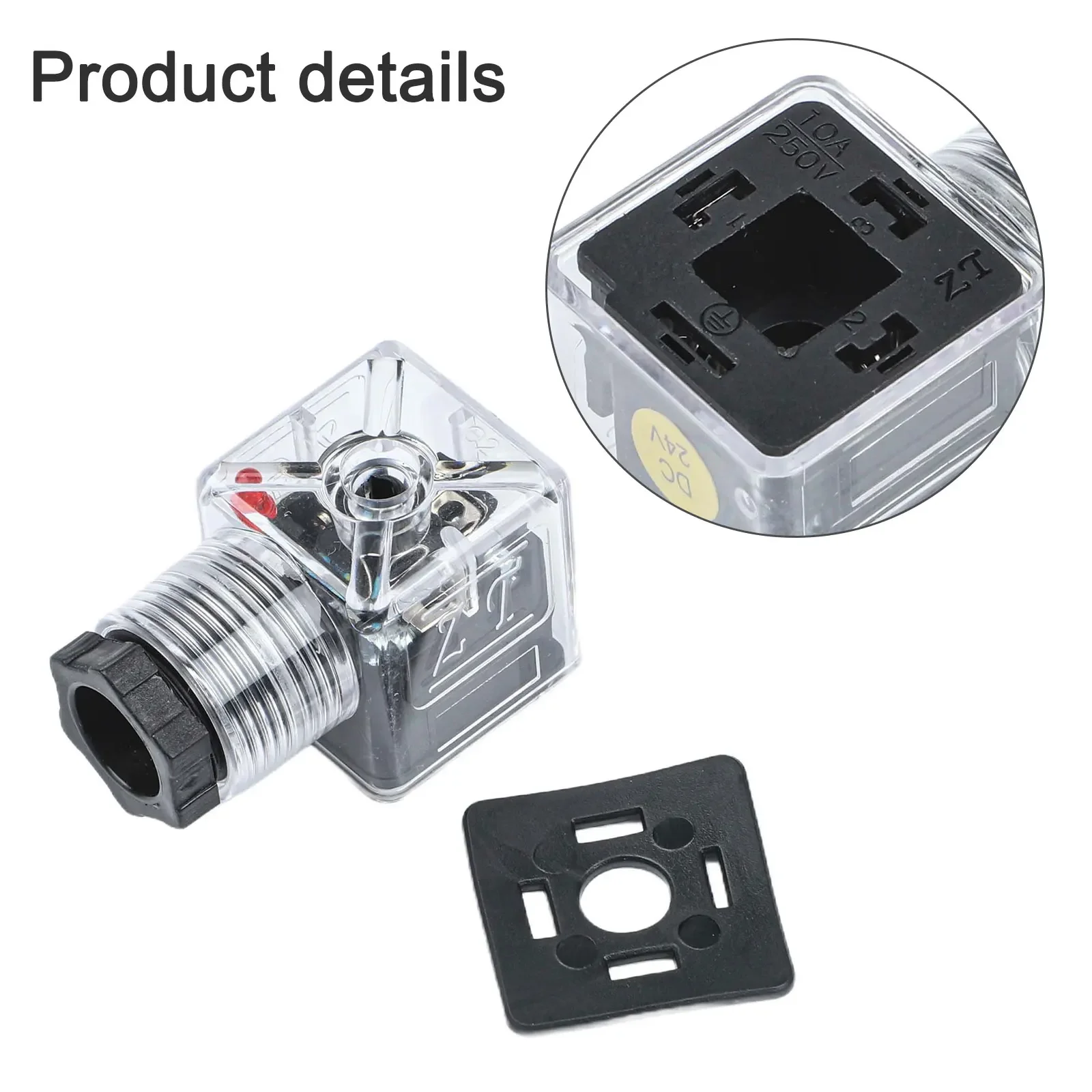 For Hydraulic Systems Indicator Module Solenoid Coil For Machinery Repair Plastic,Metal Solenoid Valve Voltage Indicator