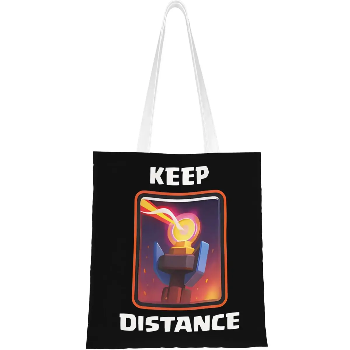 حقيبة تسوق Clashed Royales للحفاظ على المسافة، حقائب يد نسائية مطبوعة، حقيبة كتف للسفر من القماش الرائع #1