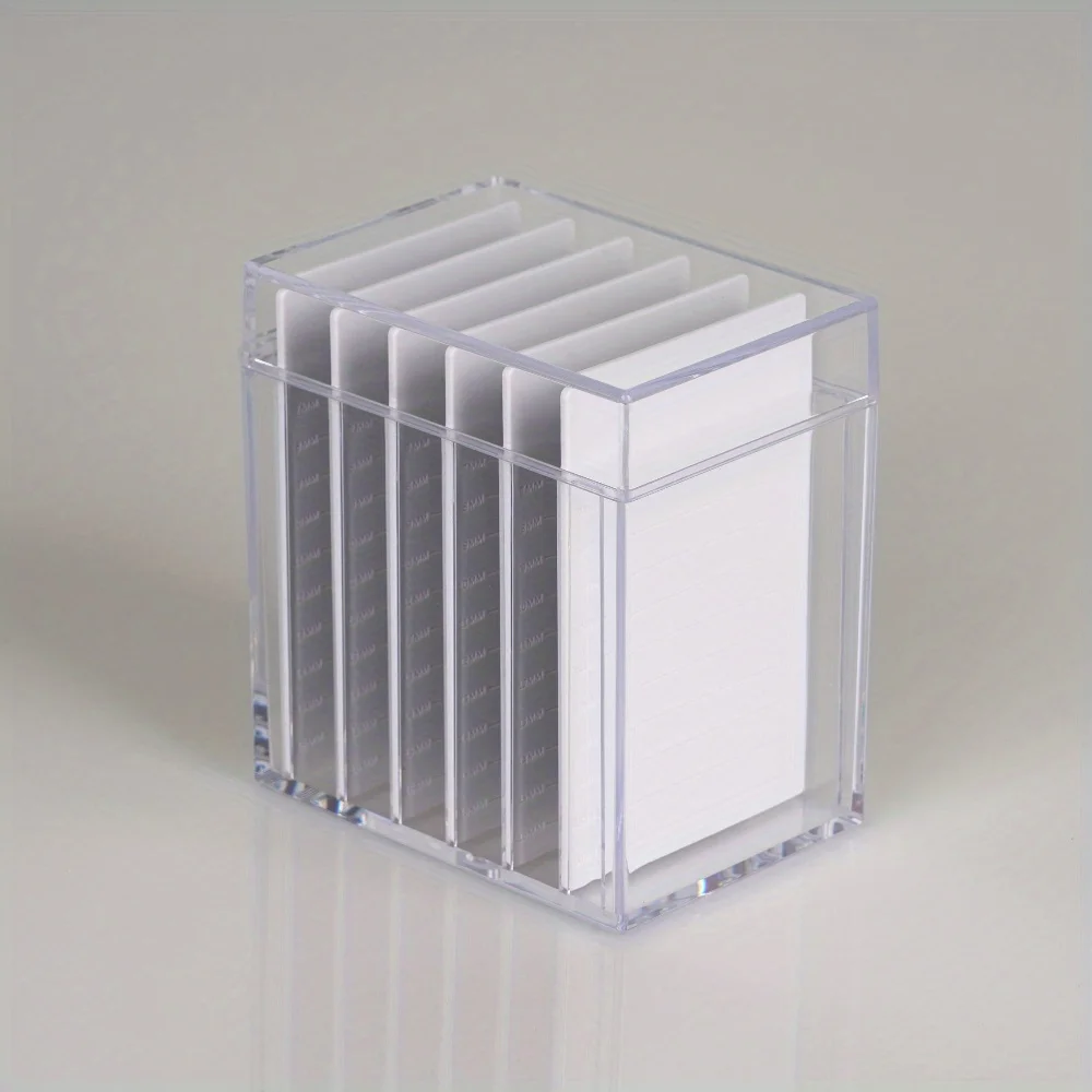 6-Schichten-Magnet-Wimpern-Aufbewahrungsbox, Wimpernverlängerungs-Aufbewahrungsbox für das Grafting, Aufbewahrungs- und Präsentationsbox, Make-up-Organizer – Detail 3