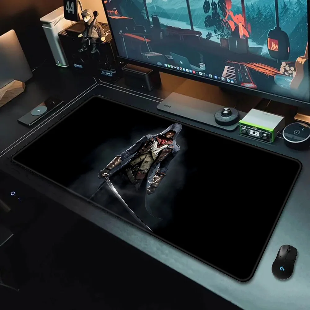 A-Assassin S -Creed Mousepad HD Printing Computer Gamers Locking Edge Non-slip Mouse Pad XXL90x40cm Keyboard PC Desk Pad