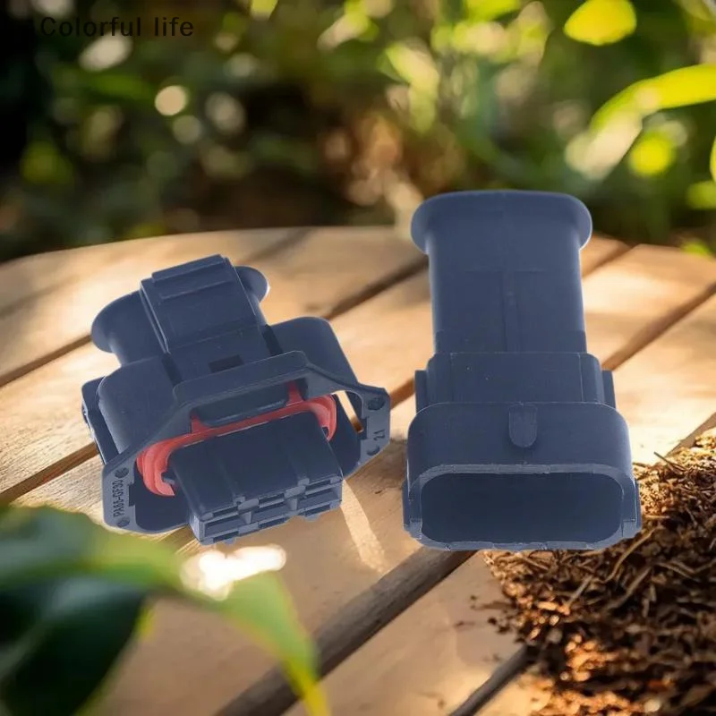 

Auto Diesel 3-Pin Male and Female Injection Pump Connector Set with Crankshaft Pressure Sensor Plug for 1928404227 1928403966.